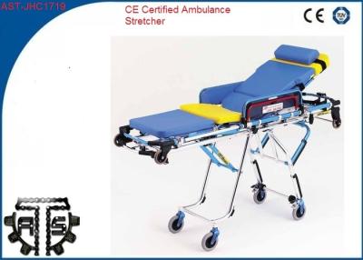 China Ambulance Rescue Stretcher Stainless Steel Patient Transfer Stretcher for sale