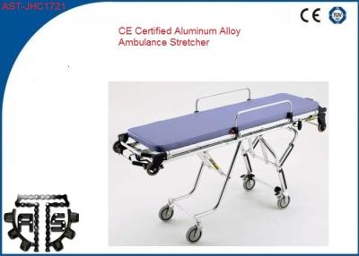 China Ambulance Gurney Automatic Loading Stretcher Folding Patient Transport Stretcher for sale