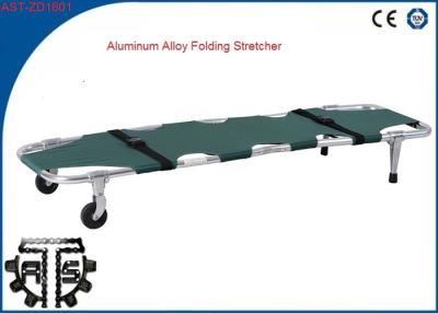 China Aluminum Folding Stretcher Foldable Aluminum Alloy for Outdoor Rescue for sale