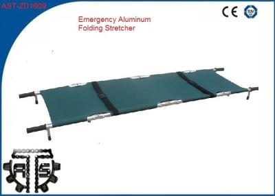 China Aluminum Alloy Folding Rescue Stretcher for Emergency Evacuation for sale