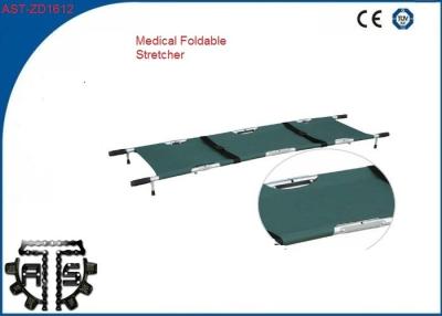 China Wounded Rescue Aluminum Folding Stretcher , Patient Transport Stretcher for sale