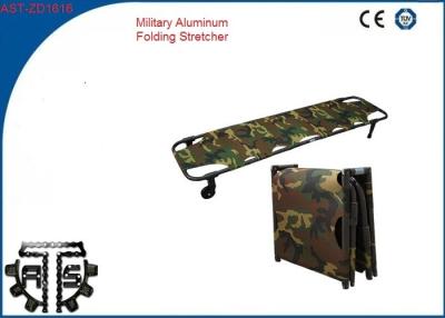 China Portable Aluminum Folding Stretcher , Military Stretcher For Battlefield Rescue for sale