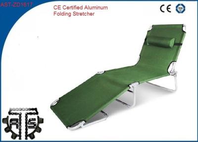 China Portable Aluminum Folding Stretcher , Foldable Military Rescue Stretcher for sale