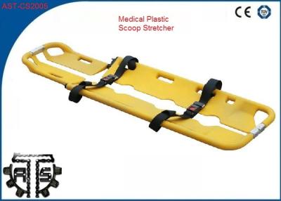 China CE Certified Plastic Scoop Stretcher Foldable PE for Outdoor Rescue for sale