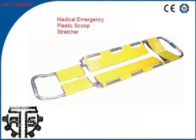 China Medical Emergency Aluminum Alloy Foldable Scoop Stretcher for Outdoor Rescue for sale