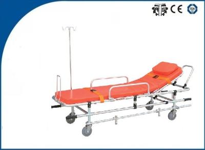 China Patients Auto Loading Ambulance Trolley Stretchers Aluminum Alloy for Emergency Rescue for sale