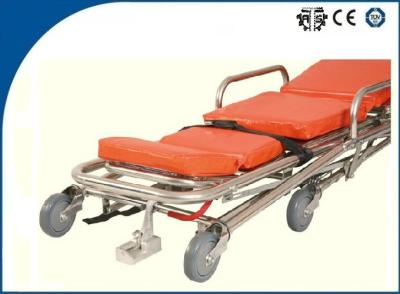 China Aluminum Alloy Ambulance Trolley Stretchers Foldable Light Weight for Patients Rescue for sale