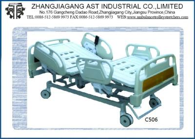 China Cinco posición eléctrica del tablero cinco del ABS de la cama de hospital de la función teledirigida con el CPR en venta