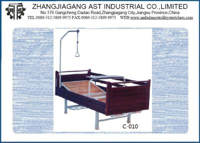 China Three Function ICU Hospital Bed Manual Operation with Triple Crank Hospital Patient Use for sale