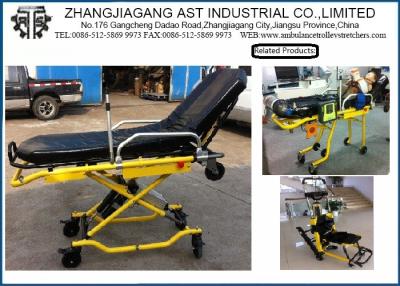 China Hospital Steel Ambulance Stretcher Light weight with button Control for sale