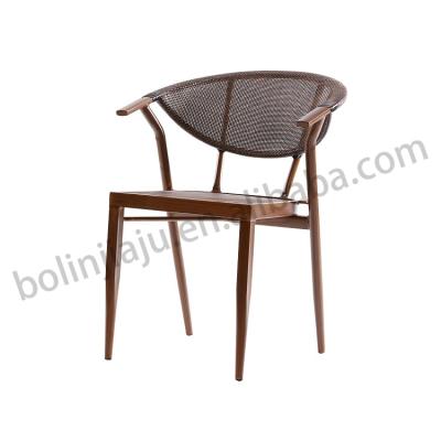 China Direct Selling Modern Popular Garden Restaurant Chairs Outdoor Metal Chair Outdoor Garden Chairs for sale