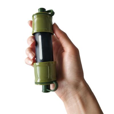 China Eco-friendly Mini Water Filter For Hiking Personal Use Portable Outdoor Lifesaver for sale