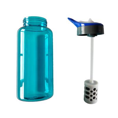 China 1.5L Viable Outdoor Free Water Bottle Custom Sport BPA Logo With Infuser And Filter for sale