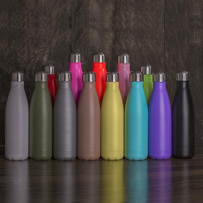 China Factory Supply Sustainable Double Water Bottles Stainless Steel Coke Filter Vacuum Insulated Drinking Bottles for sale