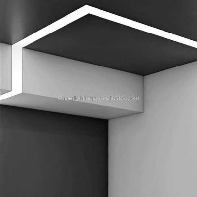 China L15AR Fixture Aluminum Modern Office Lighting Recessed/Outdoor Linear Mounted Linear Downlight Recessed Led Panel Light Lamp for sale