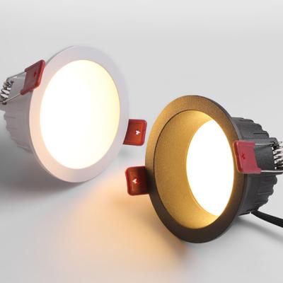 China Modern high quality indoor spot light three color led down light ip44, chrome down light, adjustable down light for sale