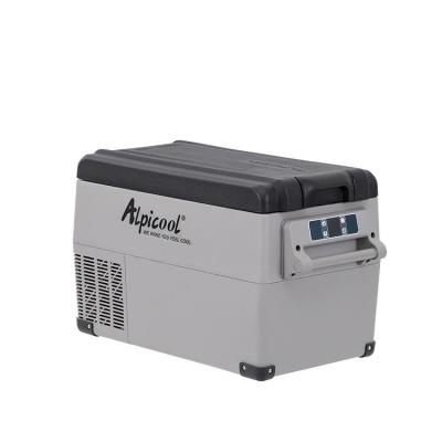 China Alpicool NCF35 12V 20L Personal Warmer ABS Car Mini Fridges Cooler Box Cooler Portable Refrigerator for sale