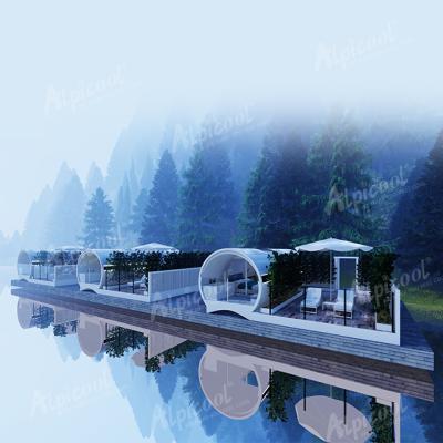 China Modern Alpicool O5 Terrace Scenic Area Panoramic Outskirts Use Prefabricated Movable House for sale