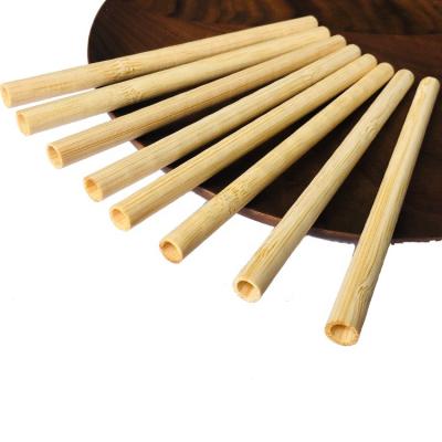 China Eco-friendly Drinking Bamboo Stocked Biodegradable100% Natural Disposable Straw for sale