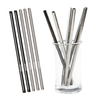 China Sustainable set of 304 stainless steel metal straws for sale