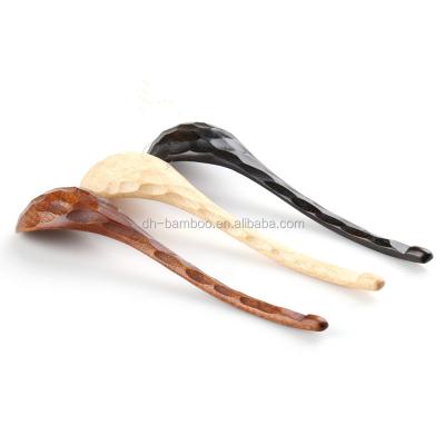 China Small Viable Fancy Popular Wooden Soup Spoon for sale