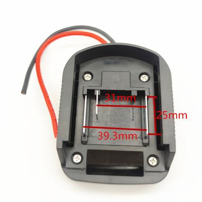 China Plastics and Metal 18V Battery Discharge Port Converter for Makita BL183 BL1430 BL1860 DIY Connector for RC Tool Toys Robotics Power Drill Adapter for sale