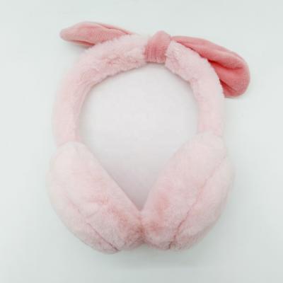 China Headband factory wholesale OEM plush wired headphones with microphone for kids for sale