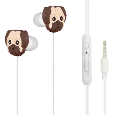 China In-ear Cat Earphone With Remote Control Funny Hot Sale Mic For Promotion Gift for sale