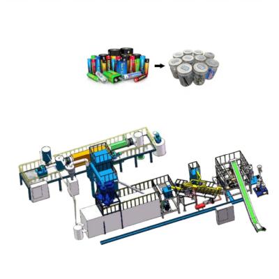 China Hotels Cylindrical Li Ion Battery Recycling Machine Lithium Ion Battery Recycle Line Pouch Type Battery Recycling Facility for sale