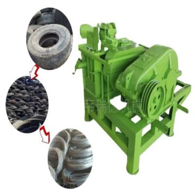 China Manufacturing Plant Waste tire processing equipment/Tire rims separator/Steel Wire Extruder for sale