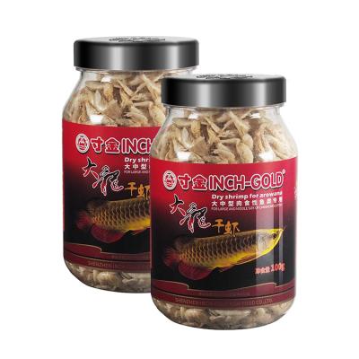 China Viable Natural Bait Delicious Dried Shrimp Carnivorous Fish Large and Medium Feed Arowana Fishs Wholesale Feed for sale