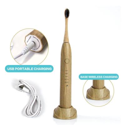 China Plastic free bamboo toothbrush electric toothbrush bamboo bristle replacement en venta