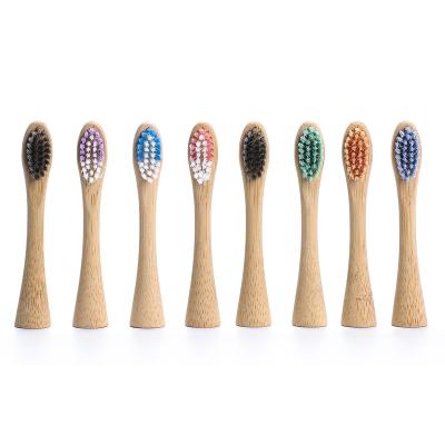 China Electric toothbrush bamboo head kids adult bamboo electric toothbrush replacement heads eco Te koop