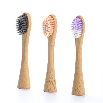 China Wholesale replaceable bamboo toothbrush head eco electric bamboo toothbrush head bamboo for sale