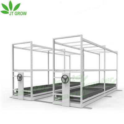 China Professional Hydroponic Plant Growth Microgreen Vertical Grow Rack for Leafy Greens or Microgreens for sale