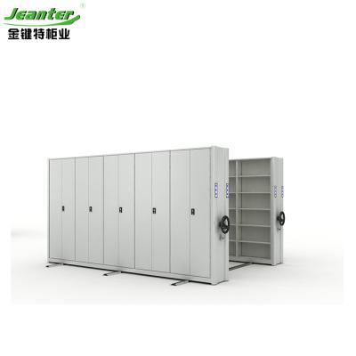 China Office Movable Filing Cabinet Shelving Corrosion Protection Mechanical Mobile Compact Shelving for sale