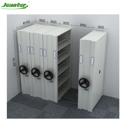 China Corrosion Protection Bank Hospital Warehouse Archive Boxed Storage Electric Mobile Shelving for sale