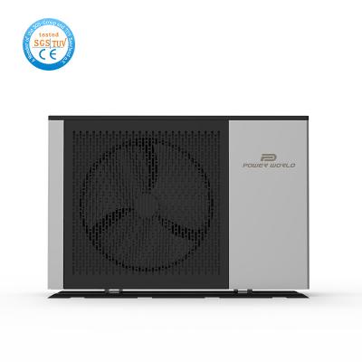 China Outdoor Domestic Used Source 120V Swimming Pool Natural Air To Gas Heat Pump With Titanium Heat Exchanger for sale