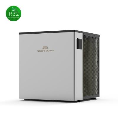 China Outdoor commercial high cop air sourcesmart wifi control r32 inverter pool heater full heat pump for sale