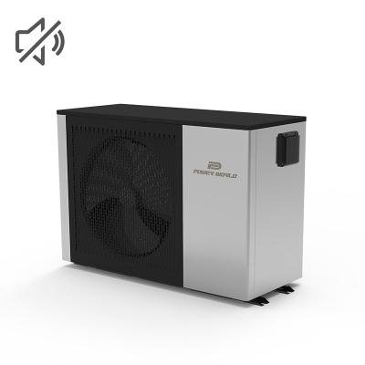 China Outdoor High Efficient Small Spa R32 Air To Water Swimming Pool Heater With Full Inverter Technology for sale