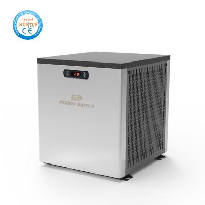 China Outdoor hot sale world power mini size pool dhw heat pump spa pool electric heater for sale