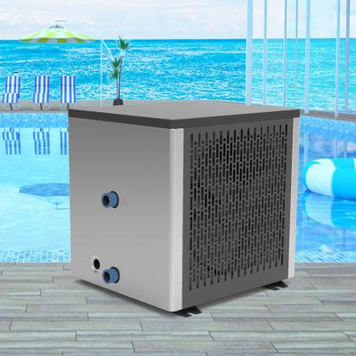 China Cheap outdoor poolstyle above ground thermal inverter mini inground swimming pool warmepumpe heat pump for sale