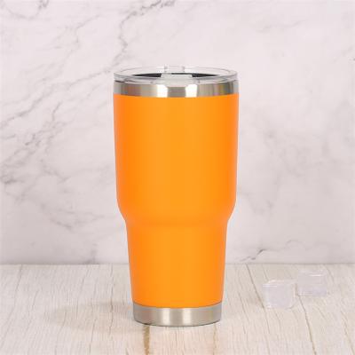 China 30OZ Double Wall Tumbler Wine Tumbler Wine Mugs Travel Mug Stainless Steel PORTABLE Vacuum Insulated Tumbler for sale