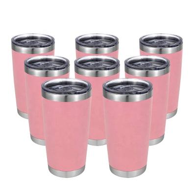 China New cheap PORTABLE stainless steel water tumbler with slip lid double wall insulated tumbler cups in bulk for sale