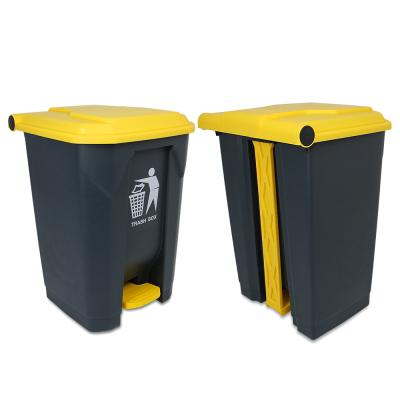 China Factory Price Viable Solid Waste Container Hot Selling Plastic Trash Can For Toilet for sale