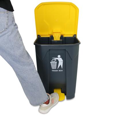 China Wholesale Price Sustainable Plastic Trash Bin Rubbish Bin Waste Container Waste Bins for sale