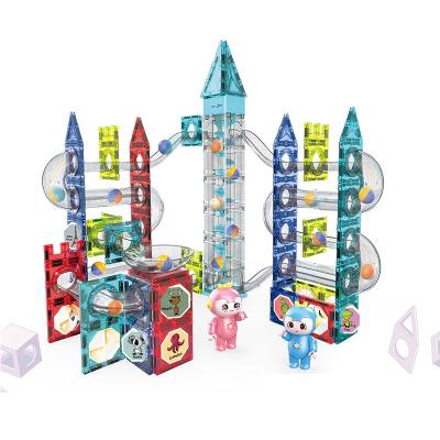 China Plastic Magnetic Rod Cube Toy Building Set Building Blocks DIY Magnet Kids Sticks Toys Educational Set Preschool For Kids for sale