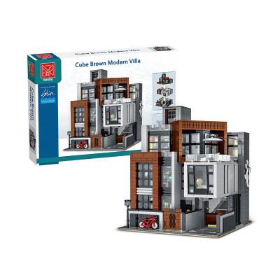 China Building Toy Hot Selling Mork 10204 Diy Building Block Modern Villa Series Grow 10204 New 3623 PCS Plastic Blocks Model Toys for sale