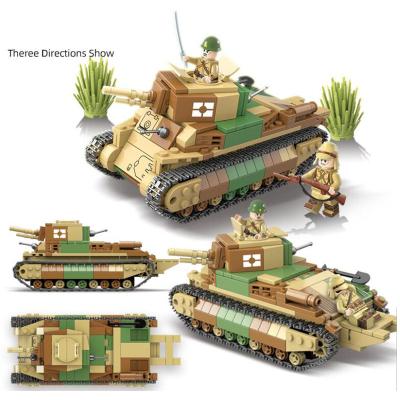 China Building Toy 528pcs Military TANK Building Blocks For Kids Toys Army Weapon Brick Toy New Building Blocks Toy 100119 for sale