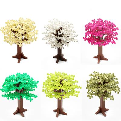 China Building Toy DIY Bricks Colorful Tree Blocks Toy DIY Building Blocks Toy Tree For Kids New for sale